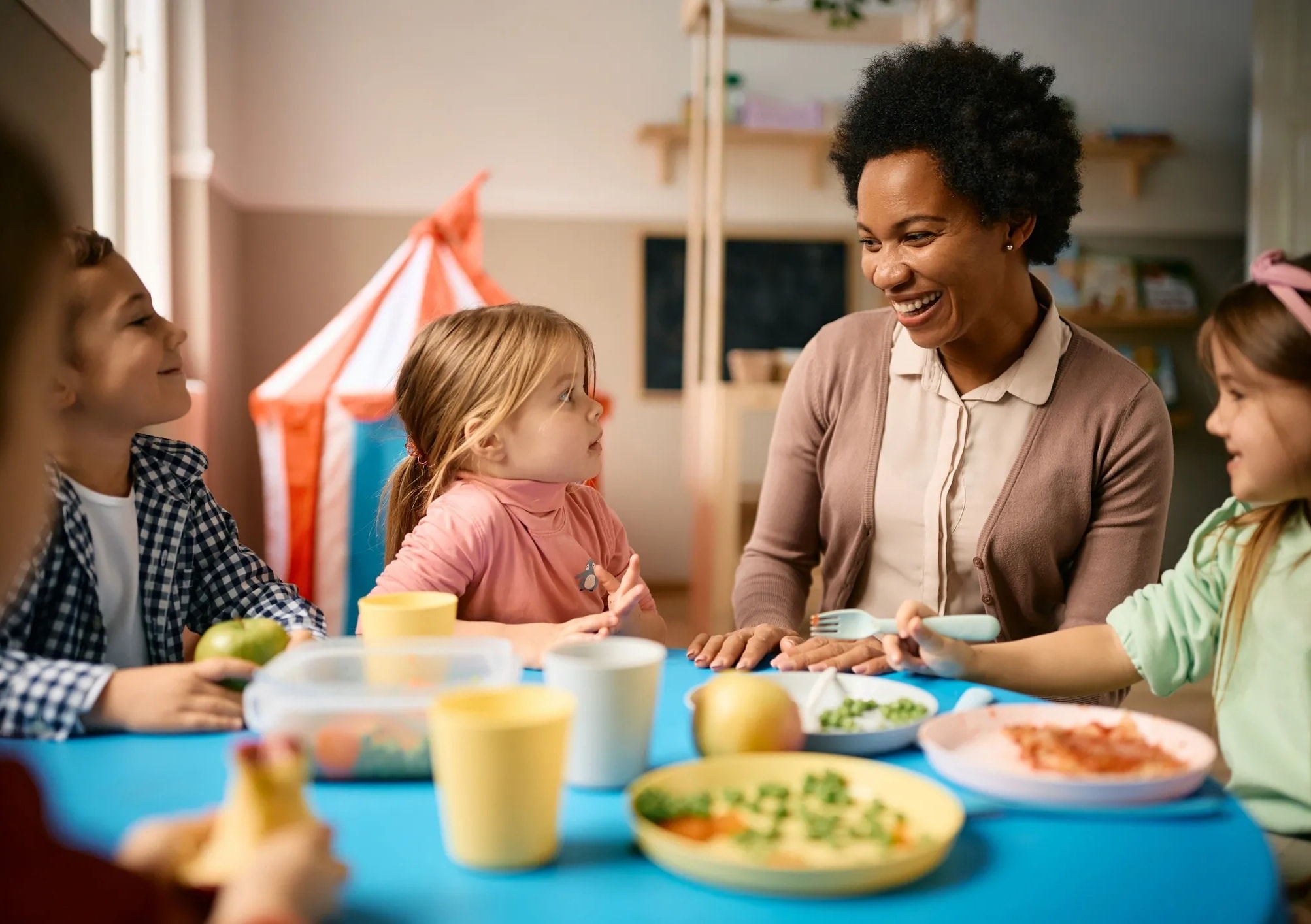Daycare centers community meal setting
